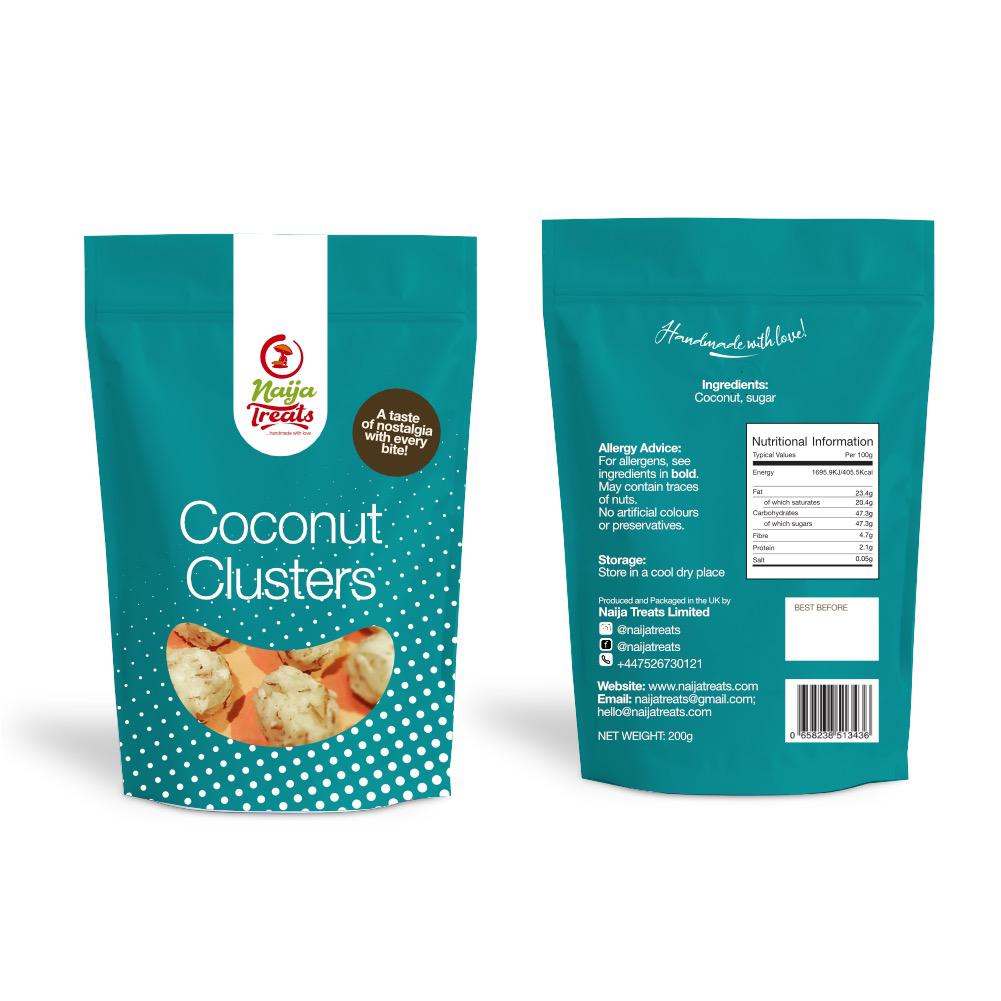 COCONUT CLUSTERS - 200g